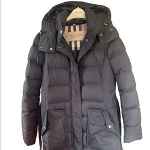 Burberry Parka Coat Womens size M